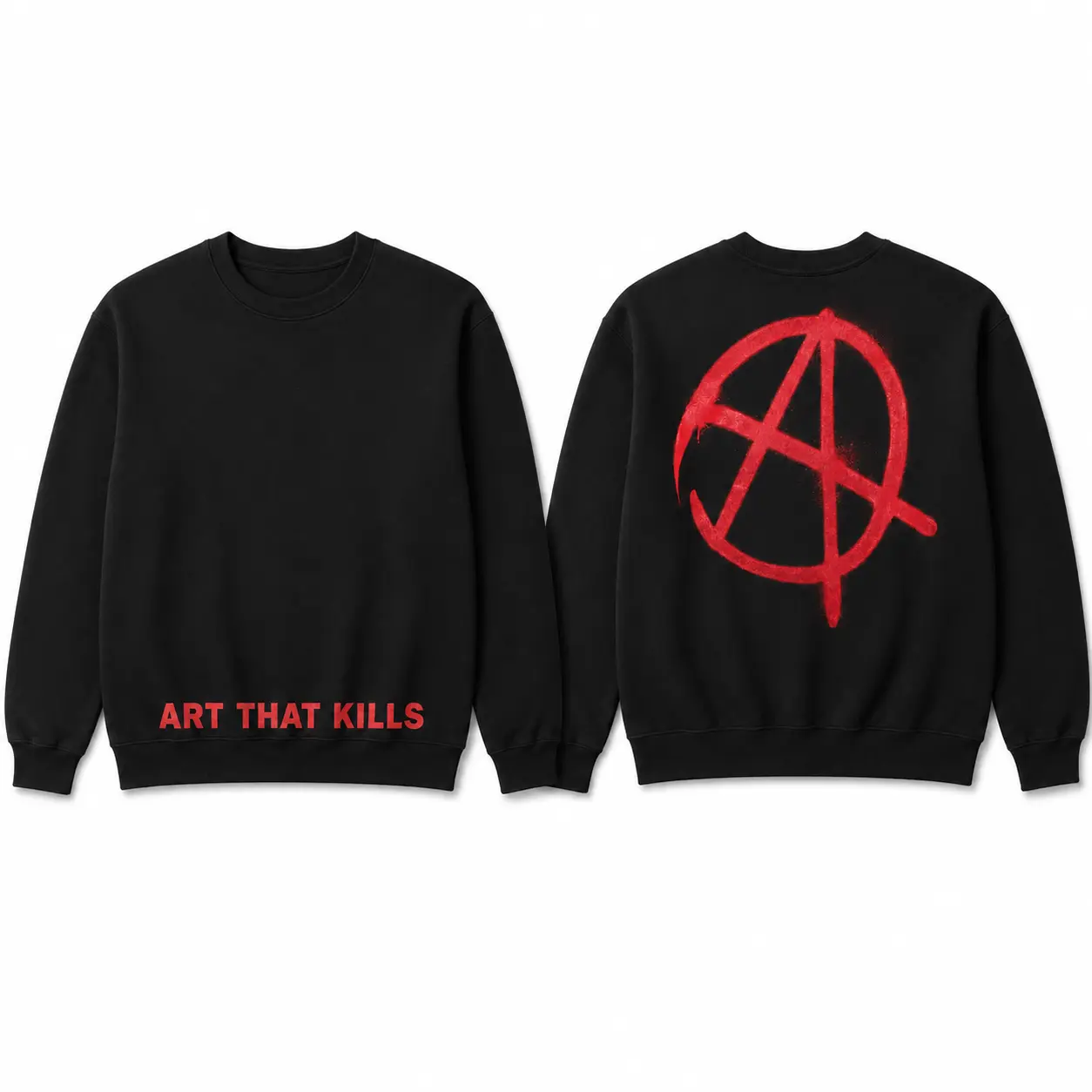 Gallery Dept Art That Kills Anarchy Graphic Sweatshirt