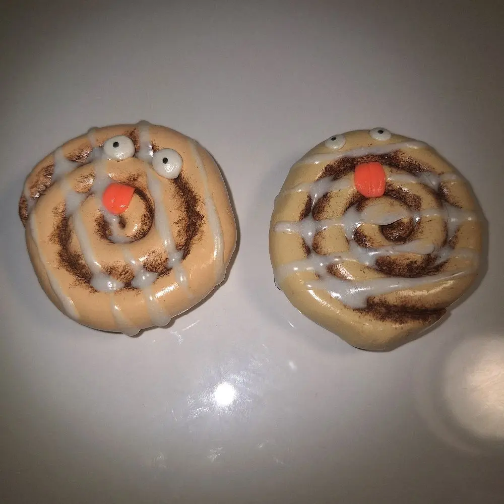 Handmade Polymer Clay Magnets - Cute Fridge Magnets  Sushi, Pancakes, Cinnamon Rolls