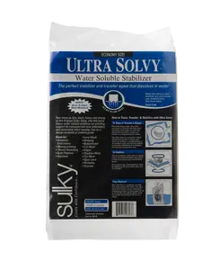 Sulky Ultra Solvy 19.75"x3yd Extremely Firm Stable Water Soluble Stabilizer 408-03
