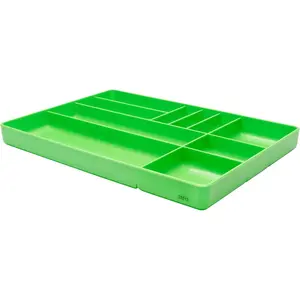 22213 Tool Box Organizer Tray - 10-Compartment Tool Chest Organizer for , , and Small Tools - Stackable Drawer Tray Design
