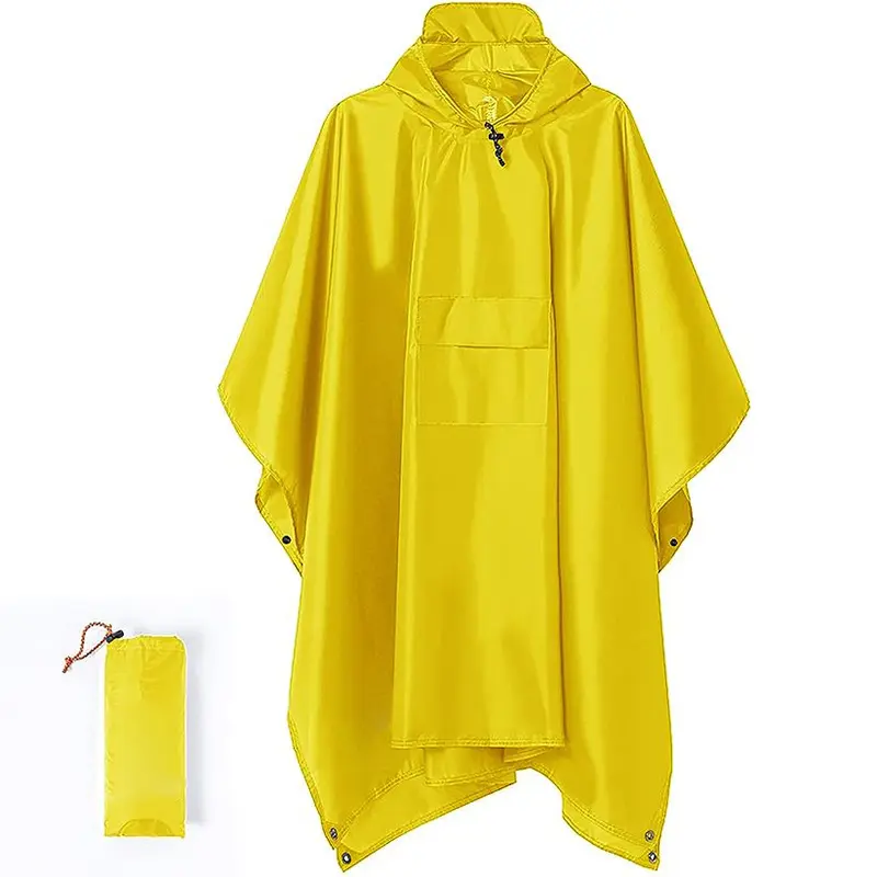 Yellow raincoat pocket
