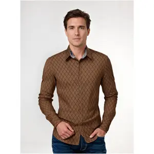 COOFANDY Men's Business Dress Shirt Long Sleeve Slim Fit Casual Button Down Shirt