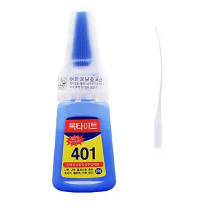 Super Glue Dries Instantly, 401   Adhesive Bond Transparent -Purpose Universal for Plastic  Metal Rubber Leather Manicure DIY Crafts(20g/0.7oz)
