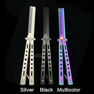 Foldable Hair Comb Set, Anti-static Hair Styling Comb, Portable Hair Comb, Barber Fade Combs for Barber Training Tool Set