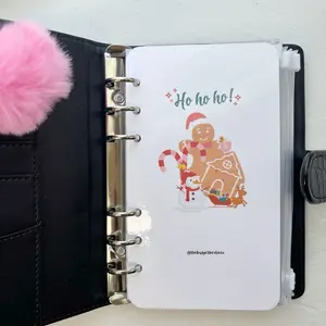 A6 Planner Christmas Dashboards for Office Supplies
