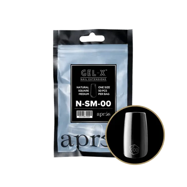 APRES - Gel-X Natural Square Medium Refill Bag