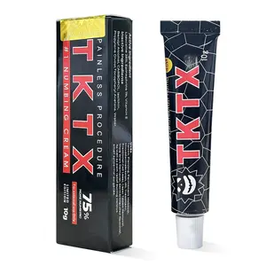 TKTK 75% Numbness creamPainless Tattoo Cream10g, Highest Rated Cream On The Market - Maximum Strength Relieve for 6-8 hours. (1Tubes)