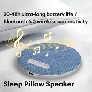 Sleep Pillow CD Player  | Bluetooth & Headphone Compatible | Compact Sleep Aid for Audiobooks & Relaxing Bedtime