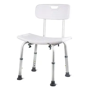 400 lbs Heavy Duty Bath Chair – Shower Bench for Seniors & Disabled, Non-Slip Transfer Stool for Inside Tub/Bathtub, Sturdy Gray Seat