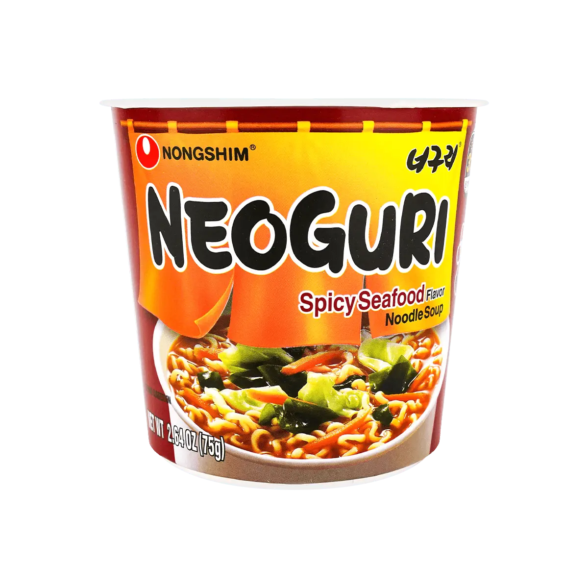 Nongshim Shin Ramyun Udon Cup Noodles - Spicy Seafood Flavor, 75g - BTS Jungkook's Favorite Instant Ramen