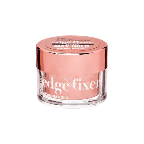 Kiss Colors & Care Edge Fixer Gel | Sweet Peach | Edge Control, Baby Hair Gel, Maximum Hold, Travel Friendly, 30 ml, Hair Care