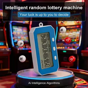 AI Lottery Number Picker Machine – Electric Lottery Ball Machine with Random Number Generator for Mega Millions & Powerball | AI Algorithm Lottery Game Device | Adult Novelty Gift