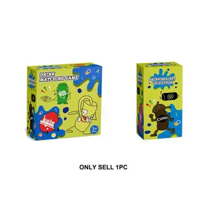 Upgraded Beverage Matching Game Kids Memory Training 2 Player Battle Board Game Family Fun Game Tabletop Games, Ideal Gift for Halloween Christmas Thanksgiving Back-To-School Spring Easter Ramadan New Year Birthday Present
