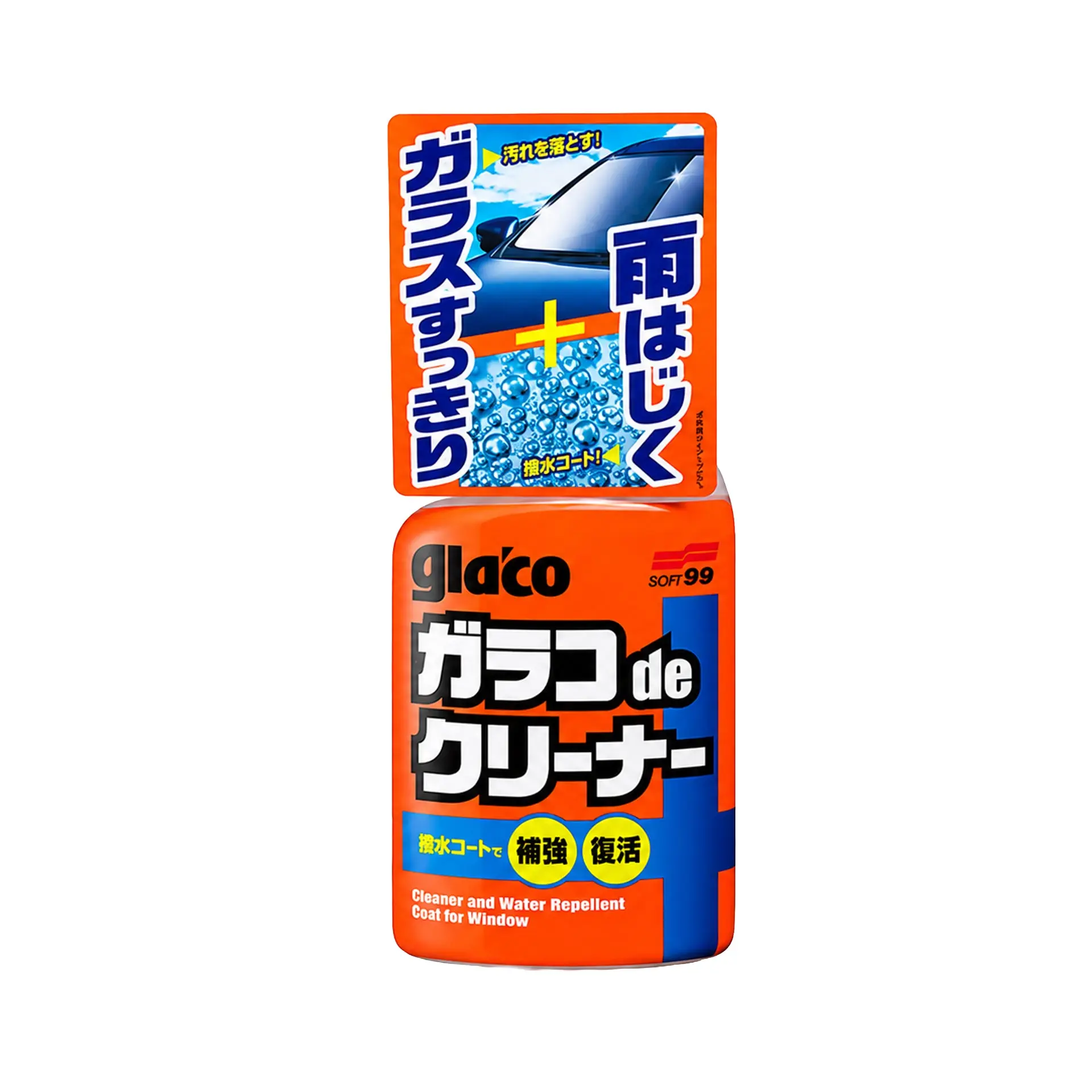 Glaco De Cleaner - Glass Cleaner & Water Repellent