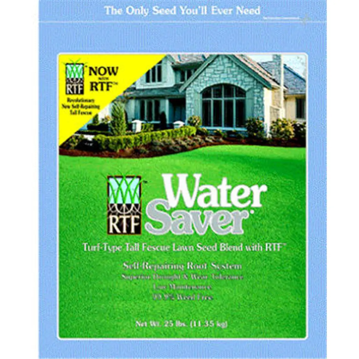 212 MAIN Barenbrug 11205 Drought-Tolerant Water Saver Grass Seed, 5 lbs, Self-Repairing, Sun-Tolerant, Thick Lawn Solution