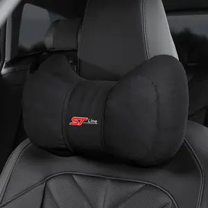 Car Headrest Neck Support Seat Lumbar Cushion Neck Pillow For Ford Galaxy Bronco Ecosport Maverick Escape PUMA Tourneo F150 F350 F250 C-MAX Vertrek B-MAX Escort Flex Figo EDGE KA S-MAX