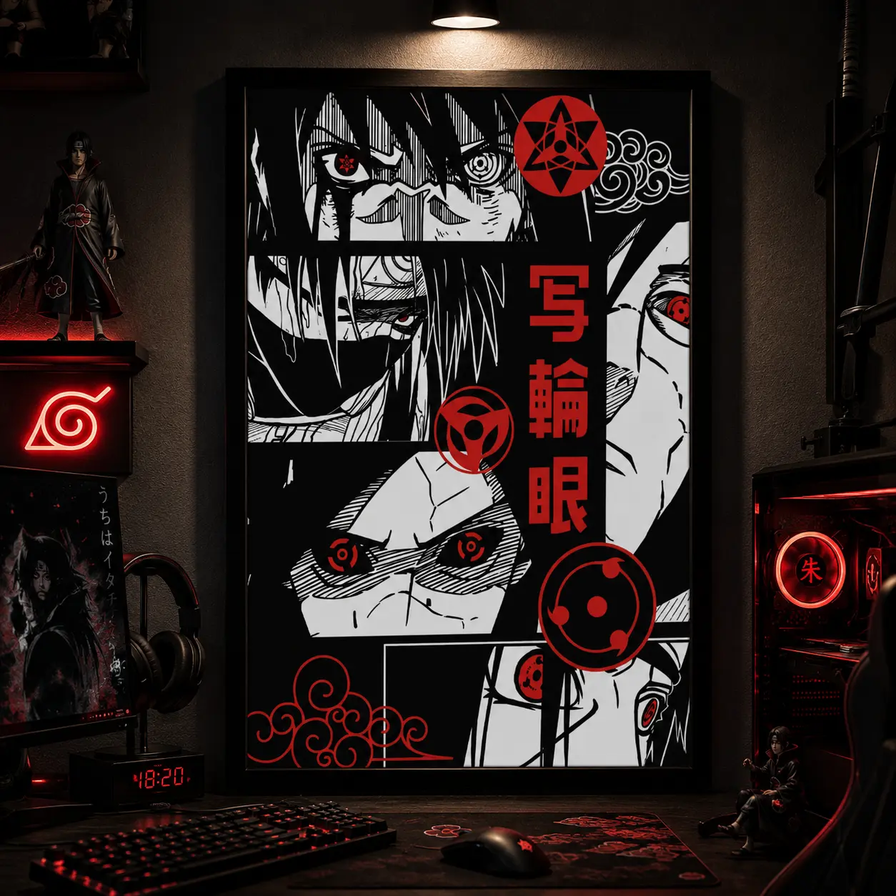 Canvas Poster Wall Art Print - Japanese Anime Bedroom Home Decor, Ideal Comic Gift for Anime Enthusiasts