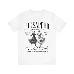 The Sapphic Lesbian Vintage t-shirt, LGBTQ t-shirt, lesbian shirt, vintage lesbian pride t-shirt, LGBQT gifts