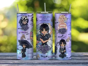 Wednesday 20oz Tumbler Cup - Portable Insulated Flask - Flasks