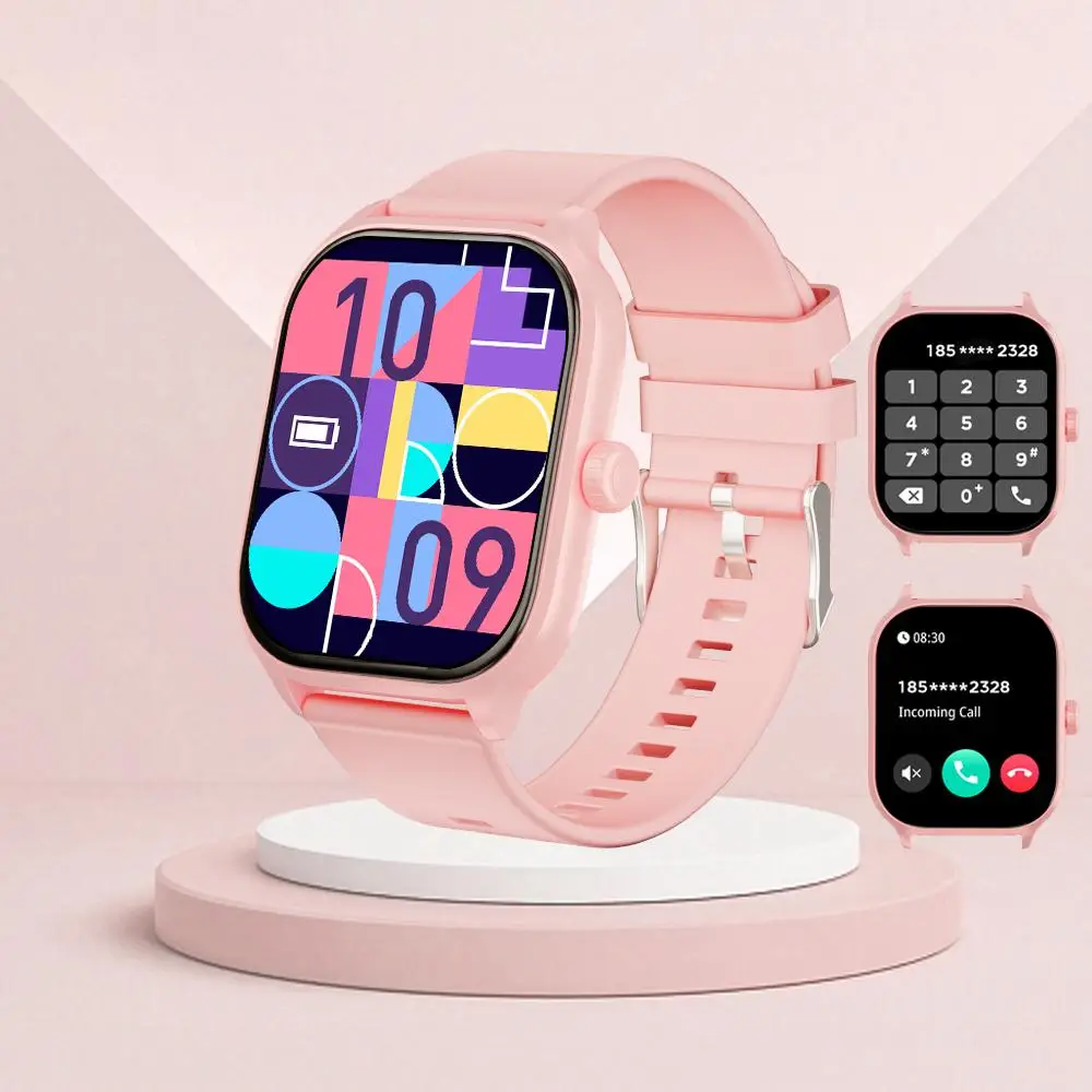 2.01 Inch Fitness Smart Watch, Square Touch Screen Smart Watches with Health Monitor, Multiple Movement Modes Fashion Wristwatch, Men Tech Gadgets