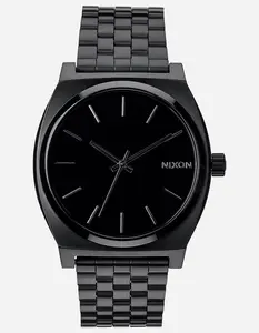 NIXON  Mens Time Teller Black Watch, Black & Black