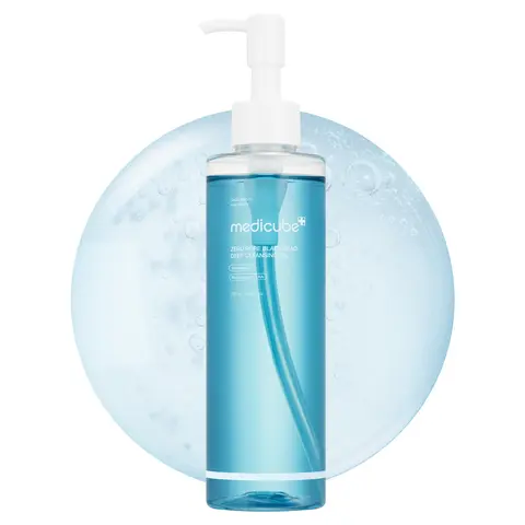 [medicube] Zero Pore Blackhead Cleansing Oil | Moisturizing Makeup Remover for all skin types, Low-Irritation | Korean Skin Care