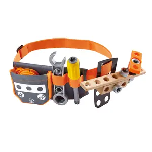 Scientific Tool Belt for Kids, Pretend Play Construction Set with Toy Tools, Educational Learning Playset