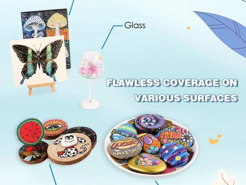 [Flash Sale] Grabie Dual Tip Acrylic Marker Set Of 36, Paint Pens markers artmarkers acrylic paintmarkers brushpen acrylic pens brushmarkers coloring book, artist supplies, artist tools, waterproof ink, creative tools, gift for valentines's day