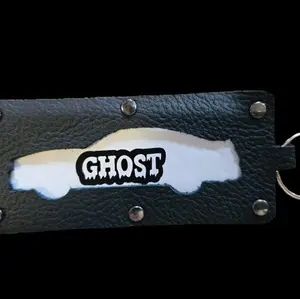 Genuine Leather Custom Car Keychains with Personalized Design and Name - Durable and High-Quality