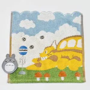 Unique Design Cotton Hand Face Towel Wash Cloth with Beautiful Embroidered Soot for Bathroom, Kitchen, Home Decor