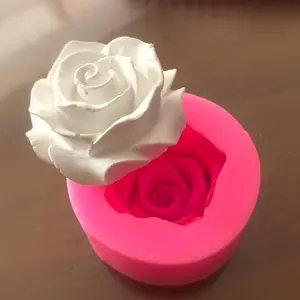 3D Rose Flower Shaped Silicone Mold, Easy to Clean Non-stick Mold, DIY Baking Mold for Kitchen Crafts, Cake Decorating