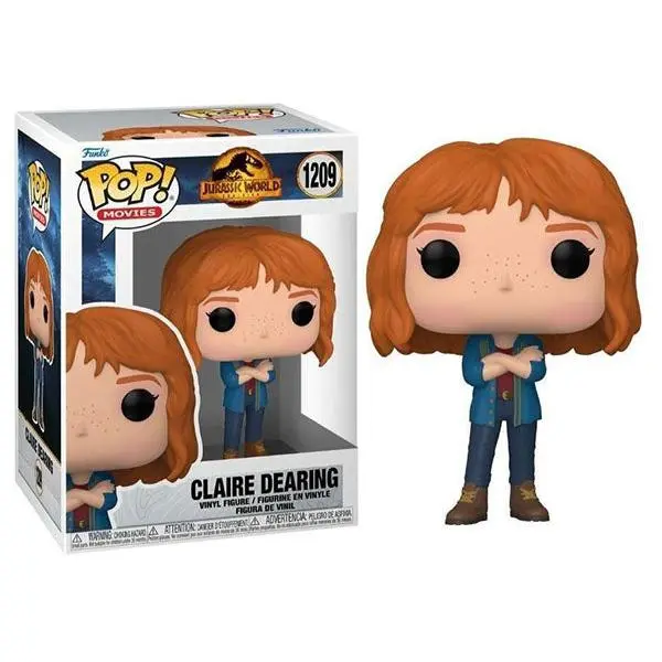 Funko Pop! Claire Dearing Jurassic World 1209 Vinyl Figure in PopShield Protector, New, Officially Licensed