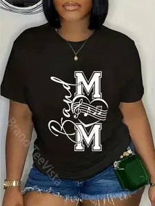 100% Cotton Unisex Band Mom Shirt Band Mom Musical for Women Mom T-Shirt