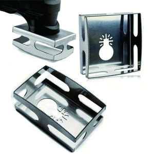 1pc Woodworking Square Hole Drill Bit, Square and Rectangular Sleeve Cutter Set, Hex Handle, Compatible with Oscillating Multi-Tool, for Wood, Drywall, Hex Shank Drill