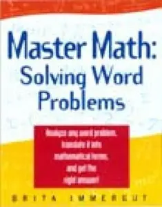 USED-Master Math: Solving Word Problems (Master Math Series) by Brita Immergut (Paperback)