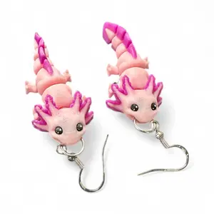 3D Printed Cute Critter Animal Earrings