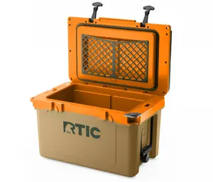 32 QT Ultra-Light Cooler Hard-Sided Portable Ice Chest for Camping Fishing Beach