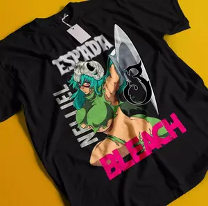 Nelliel Tshirt Bleach Anime T-Shirt Espada Shirt Ichigo Bankai Tee Aizen Nel, Made to Last, Durable Quality, Clean Look, Goes