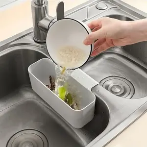 Kitchen Sink Drain Basket, 1 Count Sink Food Drain Basket, Modern Multifunctional Vegetable Washing & Drain Basket, Kitchen Accessories, Kitchen Sink Strainer