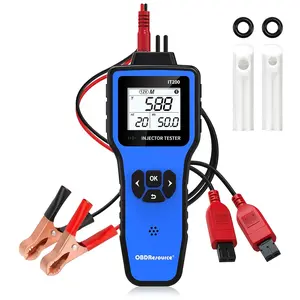 OBDResource Fuel Injector Tester Kit 5V 12V Car Tool w/ Screen Display Short Circuit Protect Dual Test