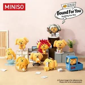 MINISO The Big Fool Dog House Bound For You Blind Box, Cute Flocked Figurine Collectible Toy, Surprise Mystery Box for Fans, Perfect Birthday Gift & Desk Decor