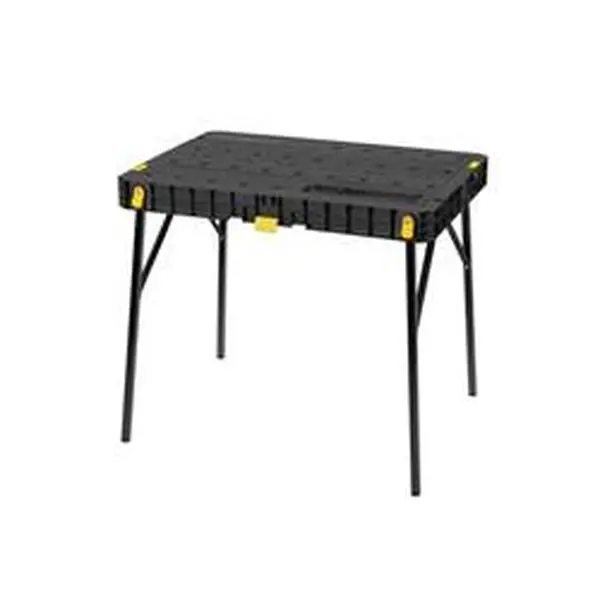 Stanley 2033450 33.5 x 23.5 x 29 in. Folding Workbench, Black - 700 lbs