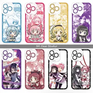 Puella Magi Madoka Magica Cute Kwayi Y2K Phone Case For iPhone 17 16 15 14 13 12 Pro Max Plus Anti Fall Birthday And Holiday Gifts Case Cover