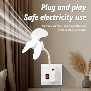 Multi-functional silent energy-saving small ceiling fan, mini cyclone style, universal for dormitory, office, kitchen and bathroom, convenient hanging space-saving fan