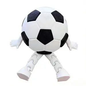 2026 World Cup Football Figurine, Soccer Fan Gift, Unique Collection for Computer Desk, Office Decorative 3D Ornament