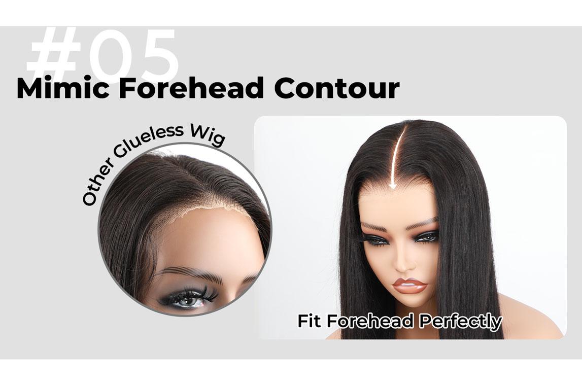 OQ HAIR Kinky Straight Pre Max 9x6 HD Lace Front Wear Go Glueless Wigs Bleached Tiny Knots No Glue Needed Beginner Friendly