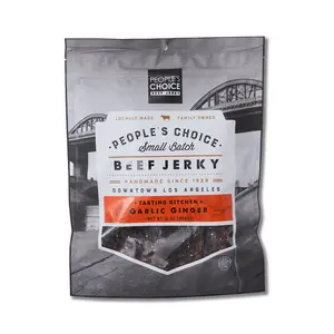 Garlic Ginger Beef Jerky -  Dried Savory Snack