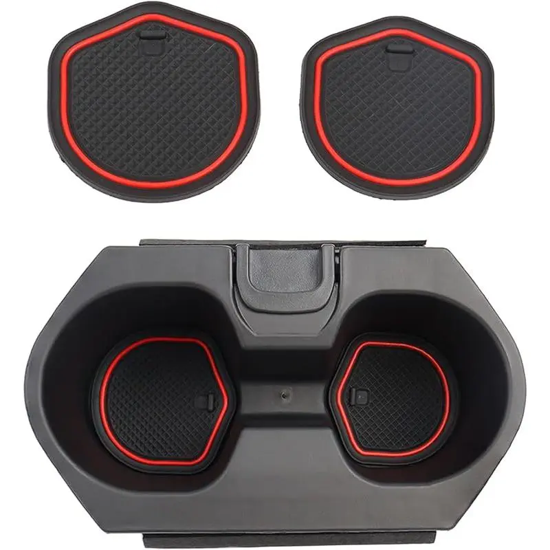 BLACK with RED Coaster