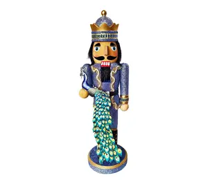 Santa's Workshop 14" Peacock King Nutcracker Santa's Workshop 14" Peacock King Nutcracker