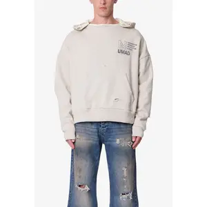 mnml UMAD Thermal Hoodie - Heather Grey